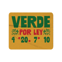 Verde Rasta Sticker by 710Love