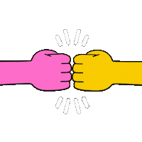 Happy Friends Sticker by 1Upbouldering