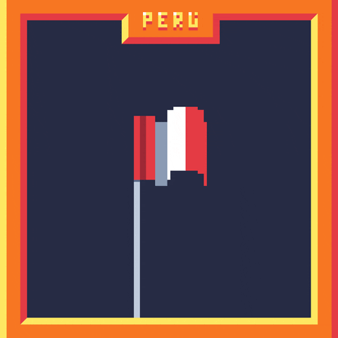 pixel flag GIF by Gonchi casas