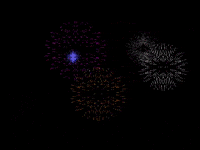 New Year Fireworks GIF by Squirrel Monkey