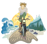 Travel Sun Sticker