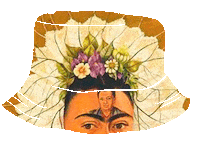 mariaflorenciarq hat collage diego sombrero Sticker
