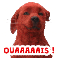Excite Sticker by Clifford Movie