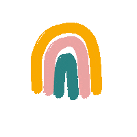 Rainbow Color Sticker