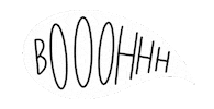 Halloween Boo Sticker