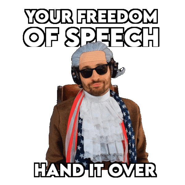 Stop Talking Freedom Of Speech Sticker