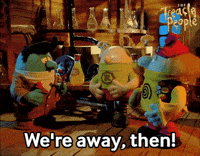 Off We Go GIF by Fire Mountain Productions