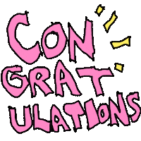 Well Done Celebration Sticker by BB