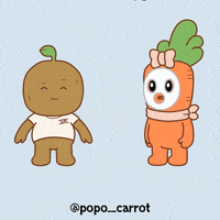popo_carrot wow shocked handsome woah GIF