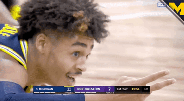Go Blue Michigan Basketball GIF by Michigan Athletics