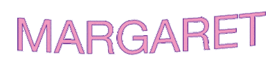 margaret Sticker by Gaja Hornby