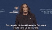 Kamala Harris Affordable Care Act GIF by GIPHY News