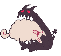 Angry Bite Sticker