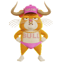 Bull Looking Good Sticker by Grind