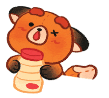 babysnacktime fox snack snacks snack time Sticker