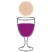 Last Supper Jesus Sticker by GODNEWS e.V.