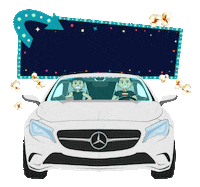 autocinemasantafe pizza popcorn snacks date night Sticker