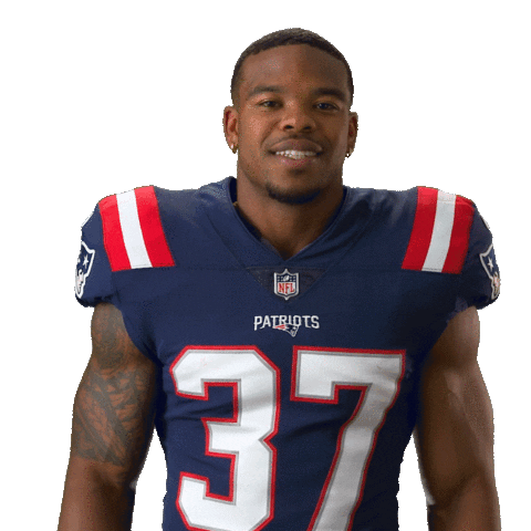 Damien Harris Football Sticker by New England Patriots