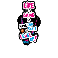 Fun Skating Sticker by levelupescuela