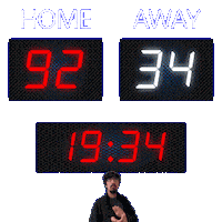 34 Away Sticker