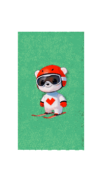 Skiing Skier Sticker by I LOVE SKI