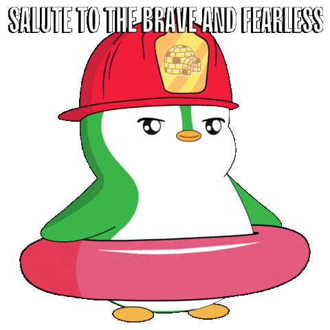 Emergency Services Penguin Sticker by Pudgy Penguins