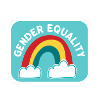 Gender Equality Rainbow Sticker
