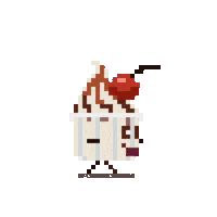 Pixel Walk Sticker