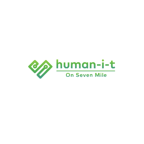 human-i-t tech internet technology environment Sticker