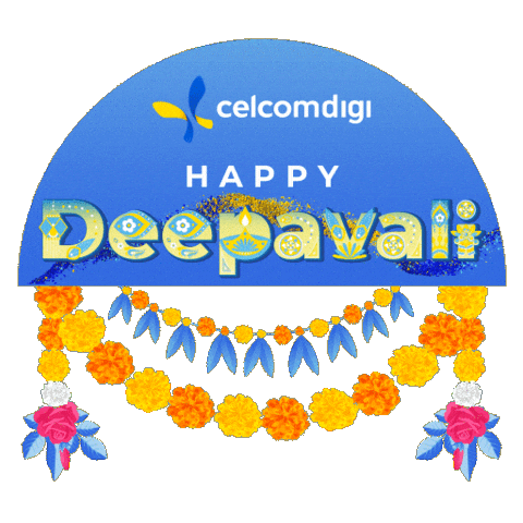 Diwali Saree Sticker by CelcomDigi