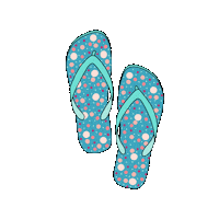 rugmandesigns holiday beach sun shoes Sticker