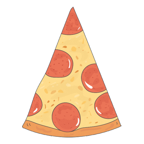 pizza eating Sticker by popsugar