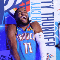 Yell Get Loud GIF by OKC Thunder