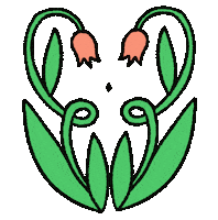 renographics flower spring plant grow Sticker