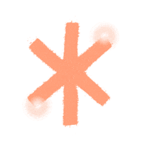 Asterisk Sticker by ONE Campaign