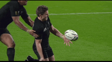celebrate new zealand GIF by World Rugby