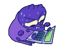 Working Work In Progress Sticker by Mekamee