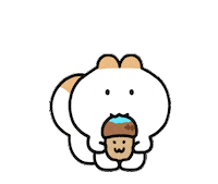 Not Thinking Yum-Yum Sticker by Kcomics