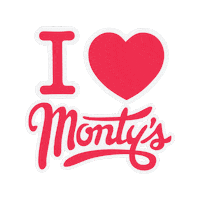 Heart Vegan Sticker by Monty's Good Burger