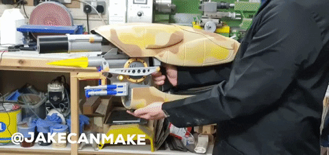 jakeeaton cosplay gun scifi weapon GIF