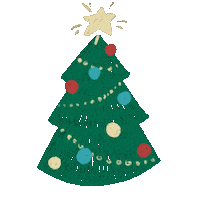 Happy New Year Star Sticker