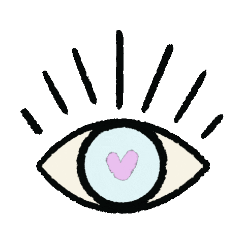 In Love Eye Sticker