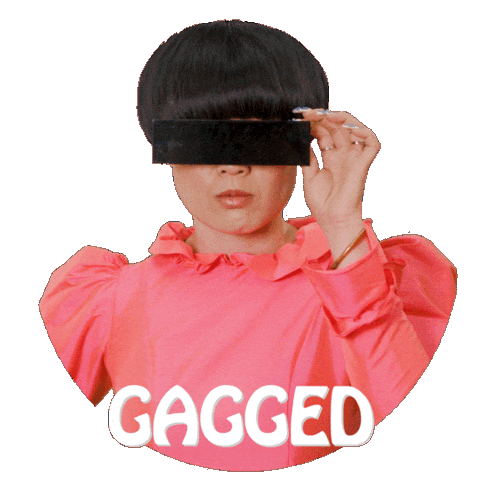 Shocked Disbelief Sticker by Atsuko Okatsuka