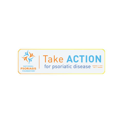 Psa Take Action Sticker by National Psoriasis Foundation