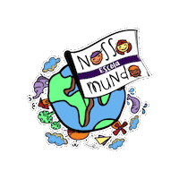 Mundo Sticker by NossoMundo