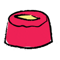 Calliehotlittlebiscuit pink biscuit biscuits comfort food Sticker