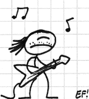 EgonForever rock guitar metal heavy metal Sticker