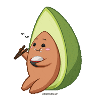Kawaii Sticker by abokado_japan