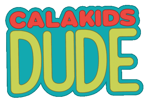 Dude Sticker by Calakids Boutique
