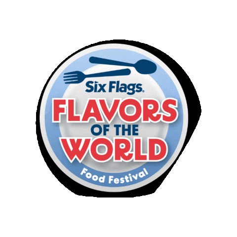 Flavorsoftheworld Sticker by Six Flags Magic Mountain
